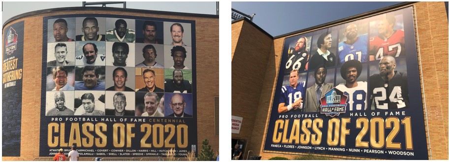 Edgerrin James and Peyton Manning Hall of Fame Classes